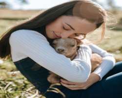 She is an animal lover.